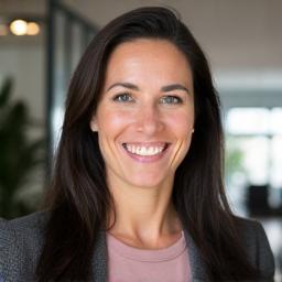 Professional headshot of Dr. Amelia Davies, Head of Talent Management